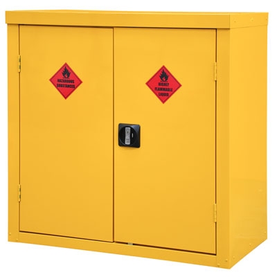 UK Made. Flammable Cabinet Hazardous Cabinet COSHH Chemical Storage Cupboard